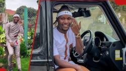 David Moya Responds to Claims Mumama Gifted Him Mercedes G-Wagon: "Hii Ni Maajabu"