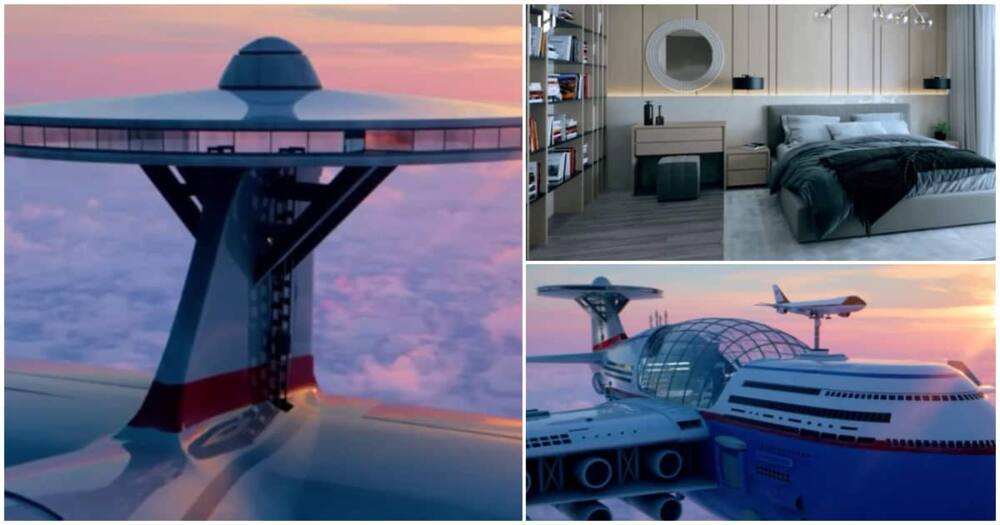 The giant flying hotel.