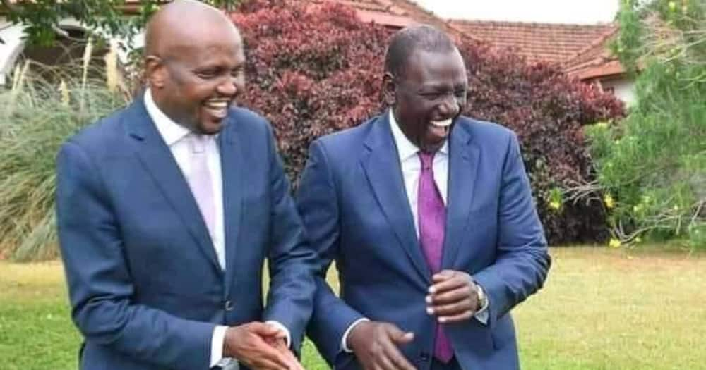 Ujumbe mzito wa 'Birth day' wa DP Ruto kwa mbunge Moses Kuria