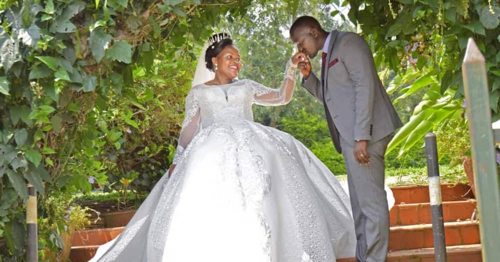 Woman says she prayed not to go into labour during her wedding day