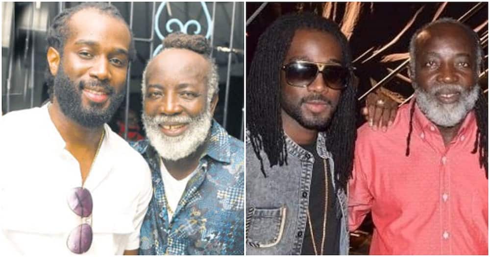 Freddie McGregor with his son Chino