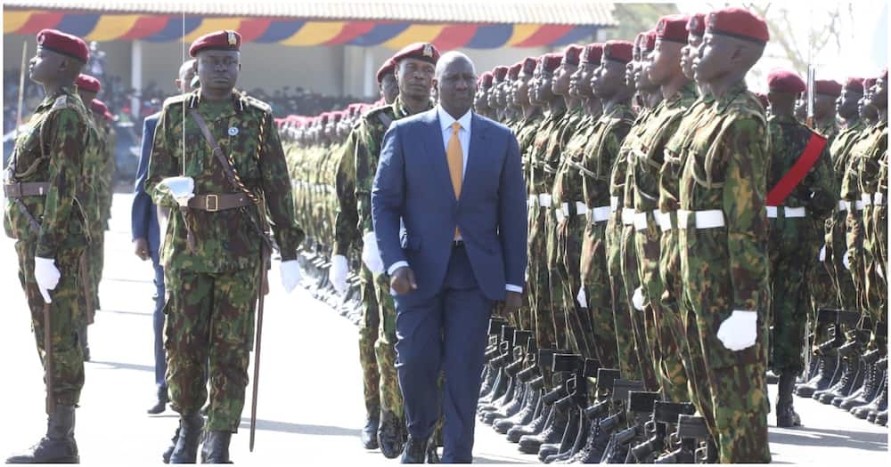 President William Ruto, General Service Unit officers