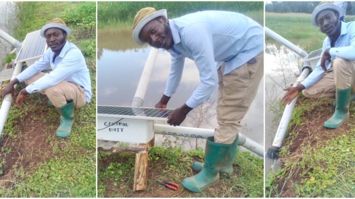 Homa Bay: 24-Year-Old Fish Farmer Invents Solar-Powered Aerator Maximise Returns