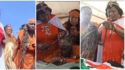 Mama Ngina Anyoa Nywele za Rasta za Mpiganaji wa Mau Mau Mary Muthoni