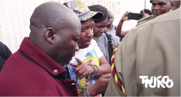 Mike Sonko urges retired officer who handcuffed him to accept lovechild, stop being a deadbeat