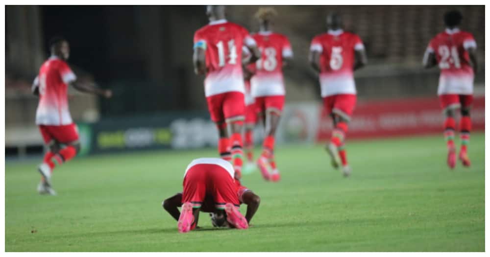 Mo Salah Shares Moment with Harambee Stars Team in Dressing Room after AFCON Qualifier