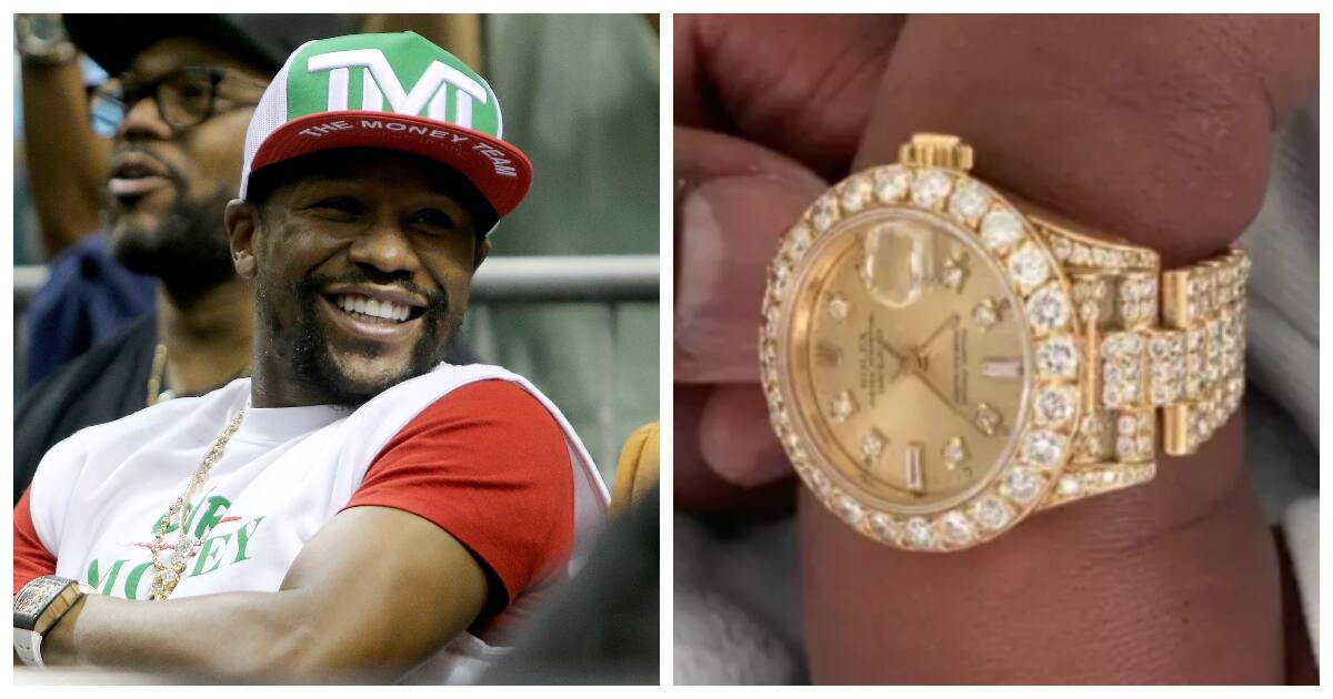 Floyd Mayweather gifts five-week old grandson Rolex watch worth KSh 5 ...