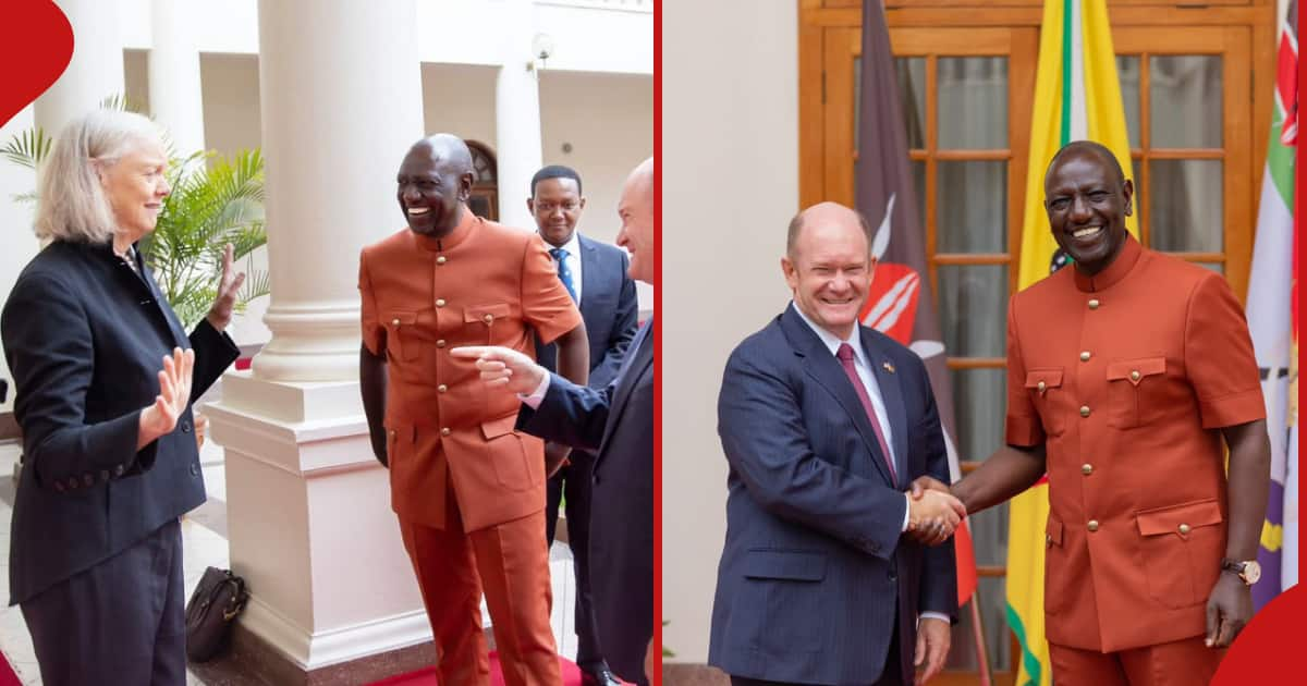 William Ruto Meets US Ambassador Meg Whitman, Senator Coons Day After ...