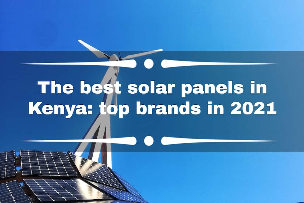 Best solar panels in Kenya