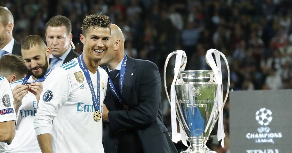 Cristiano and Zidane enjoyed success at Real Madrid