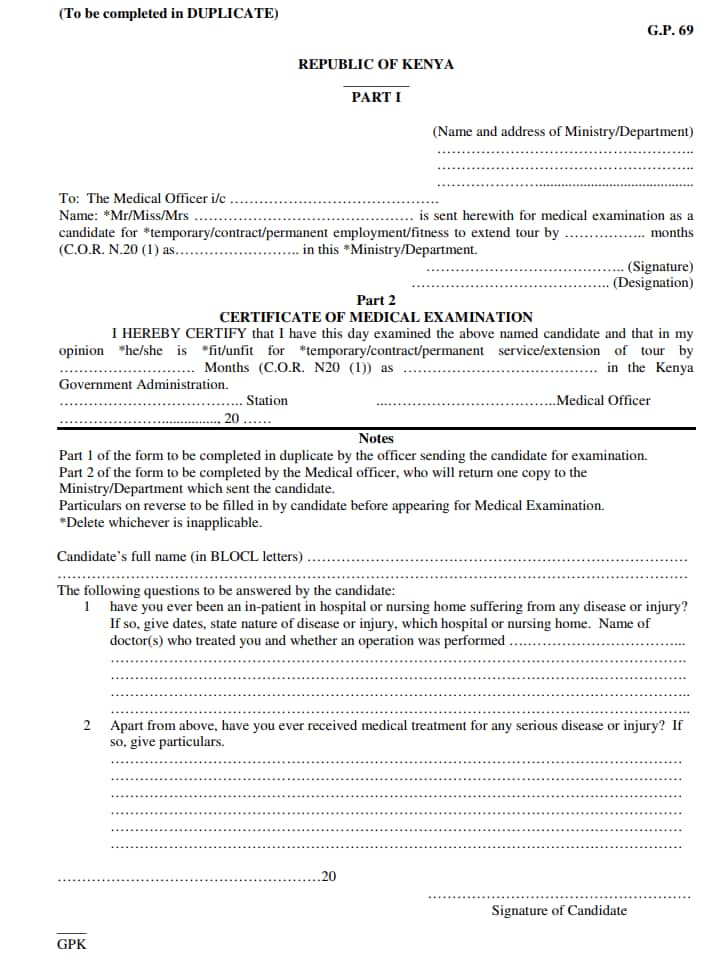 GP69 form: What it is and how to get it
