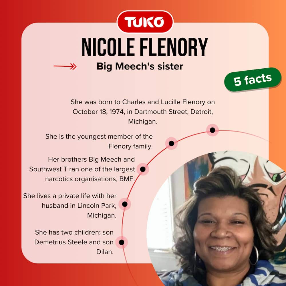 Big Meech's younger sister Nicole Flenory quick facts