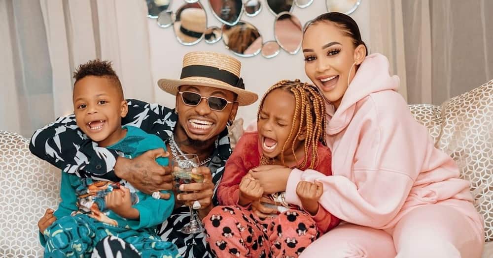 Diamond and Zari Hassan spend quality time with their children together at mall.