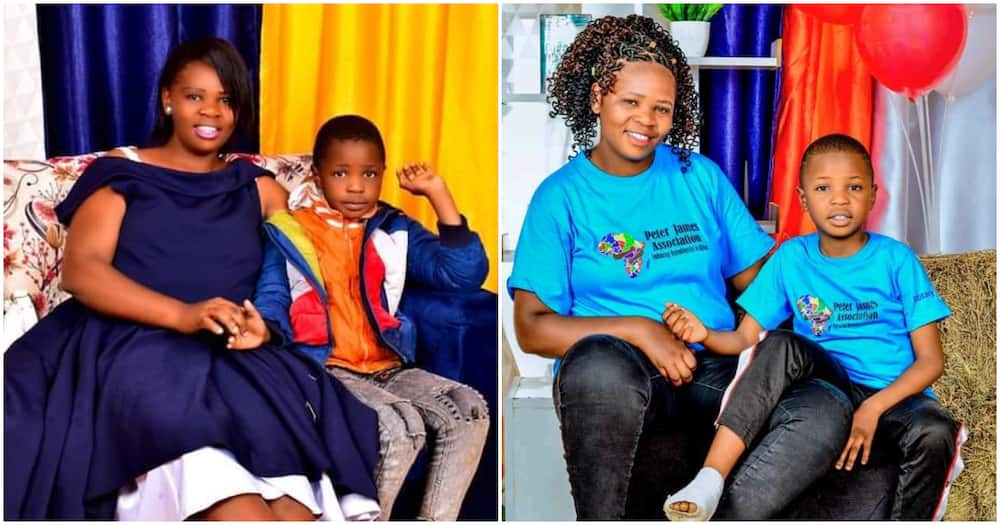 Everlyne Mosiria, mother of an autistic child, Kisii woman. Everlyne Mosiria, mother of an autistic child, Kisii woman.