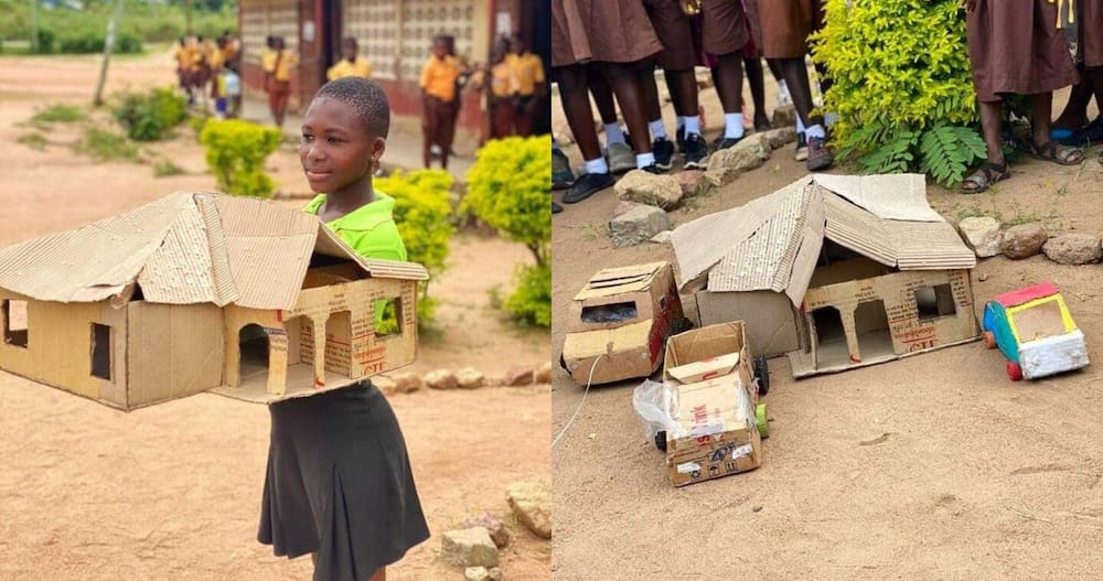 11-year-old primary girl makes powerful architectural designs for exhibition