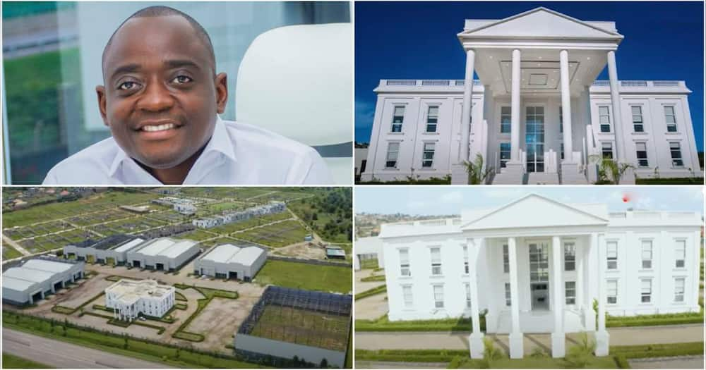 Hamis Kiggundu's white house.