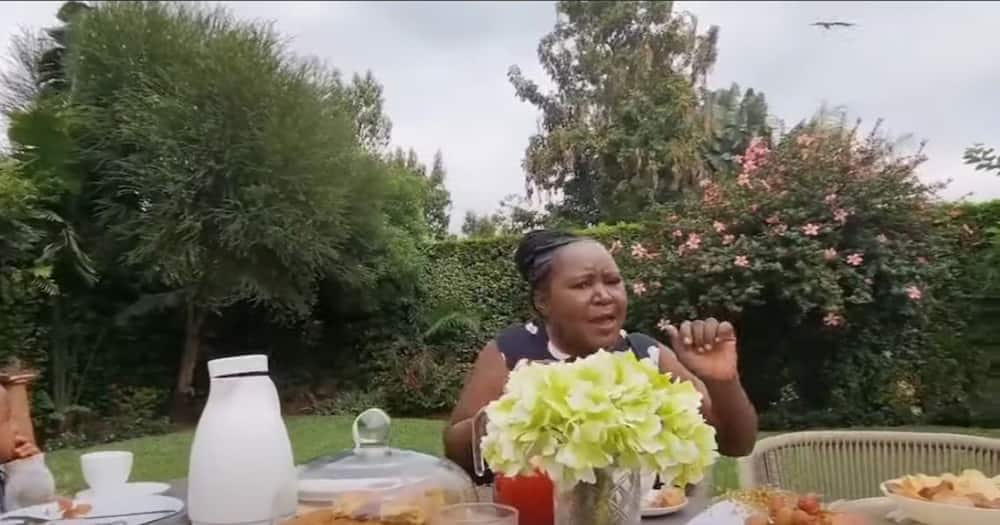 Sarah Kabu Screams in Terror as Eagle Snatches Their Food