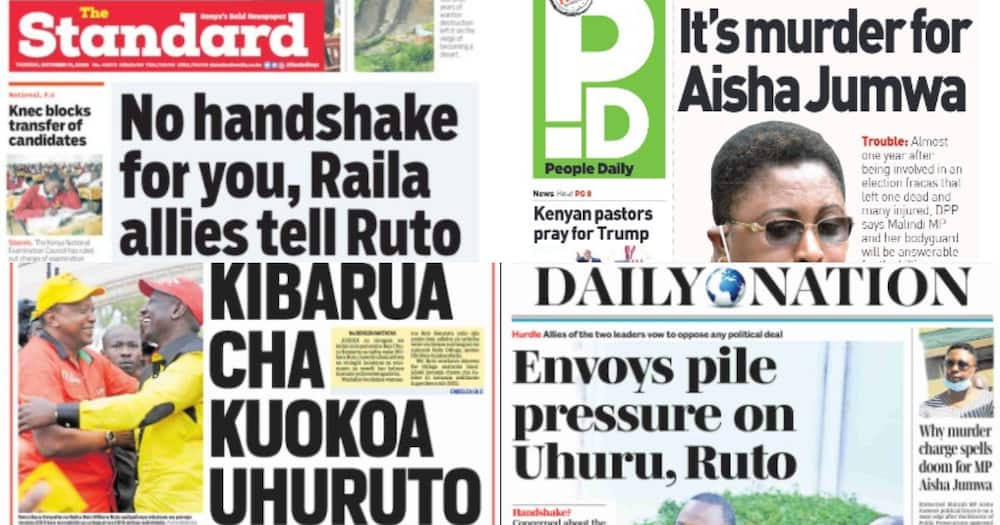 Kenyan newspapers review for October 15
