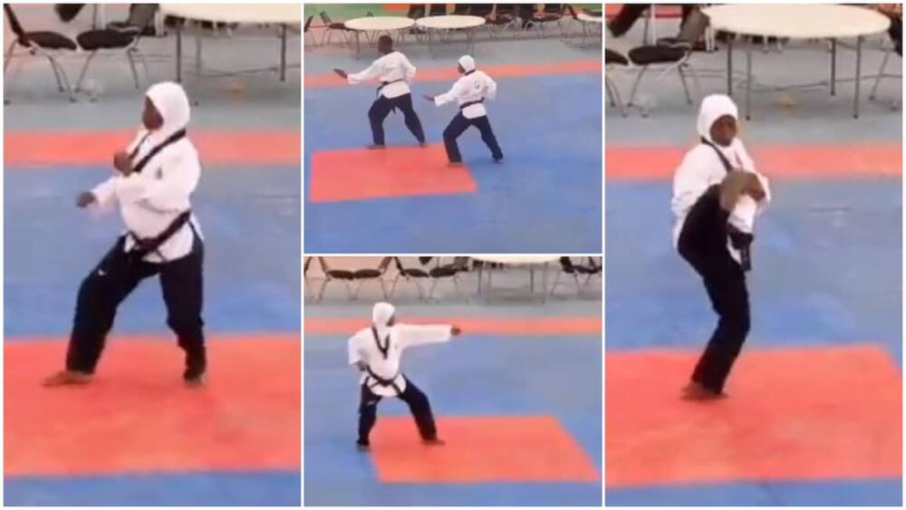 8 Month Old Pregnant Nigerian Woman Wins gold medal in Taekwondo Competition, her Video Causes Frenzy