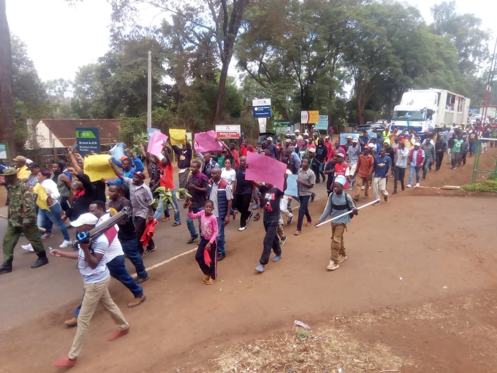 Ex-Kiambu governor William Kabogo leads demos over alleged grabbing of institute's land