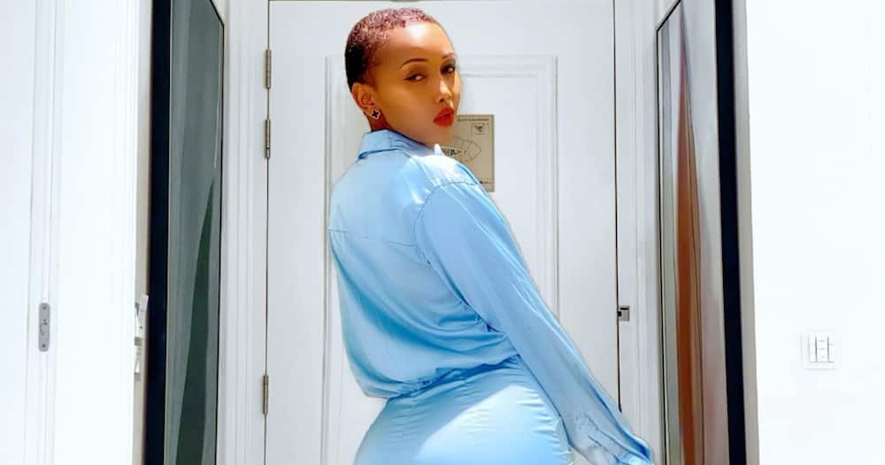 Huddah rose to fame after appearing in the Big Brother Show in 2013.
