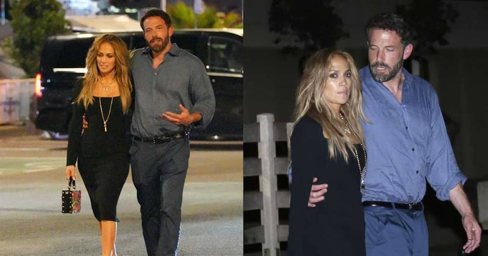 Jennifer Lopez and Ben Affleck.