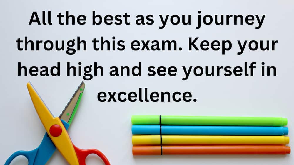 best wishes for exams