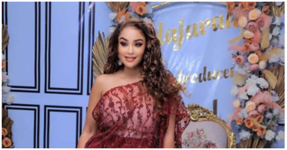 Zari Hassan Moved to Tears after Talented Kenyan Artist Presents Her with Potrait of Late Mom