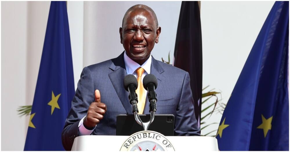 William Ruto acknowledged America as Kenya's key trade partner.