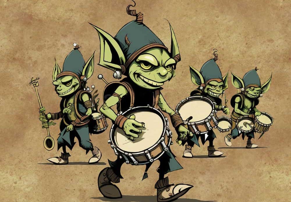 A marching band from goblin