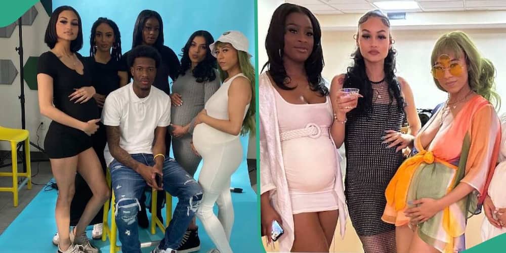 Man gets 5 women pregnant at the same time, their video trends online
