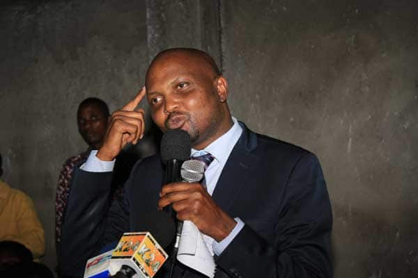 Moses Kuria afurushwa katika mkutano wa BBI Kitui