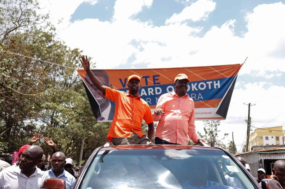 ODM yaiswaga Jubilee Kibra, Imram Okoth anyanyua ushindi mnene