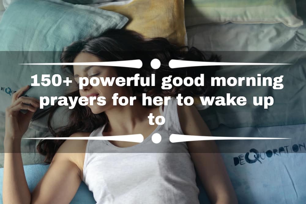 150+ powerful good morning prayers for her to wake up to 