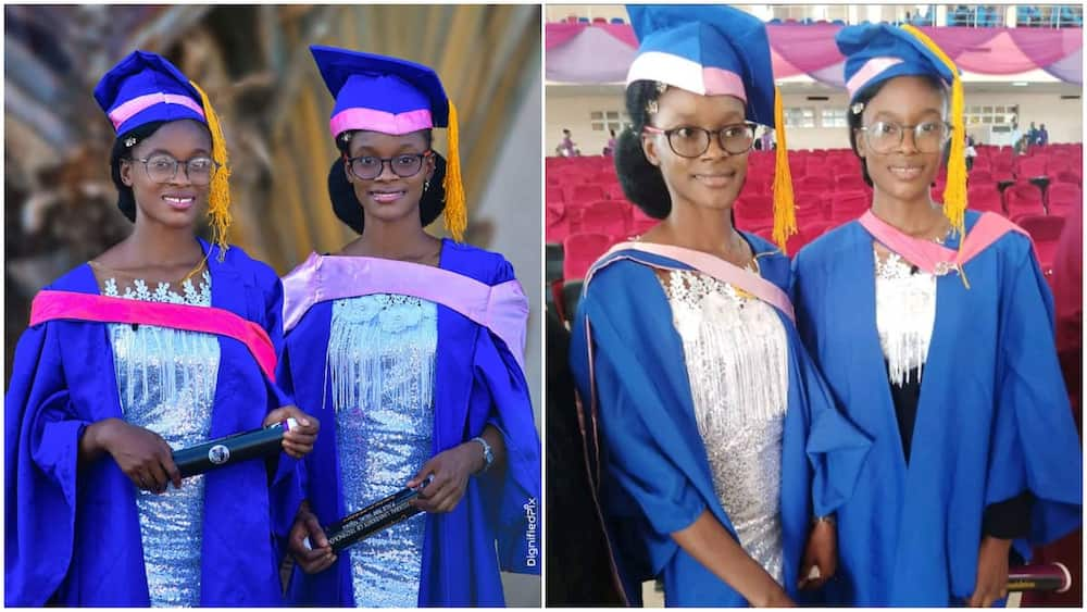 Nigerian Twin Sisters Graduate with First Class from Same University ...