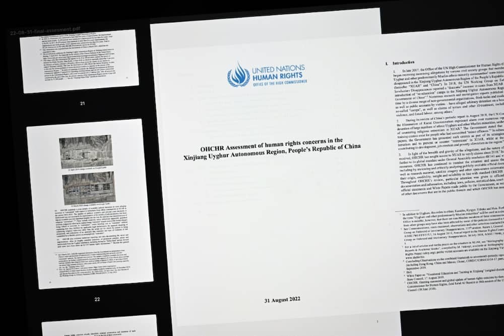 The report, released minutes before Bachelet finished her term, brought the UN seal to allegations by campaigners and others of a litany of abuses in Xinjiang