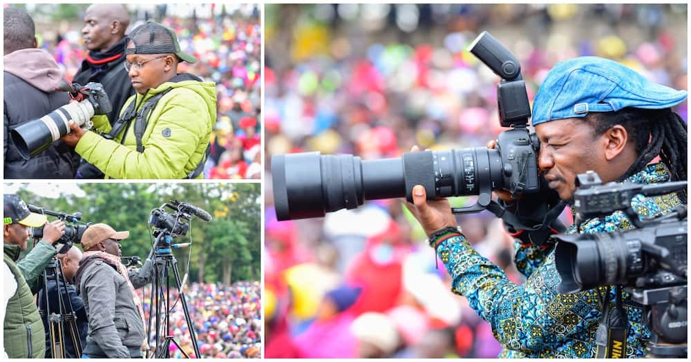 William Ruto's photographers.