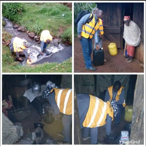Kind census enumerators warm hearts after deciding to fetch water for aging granny