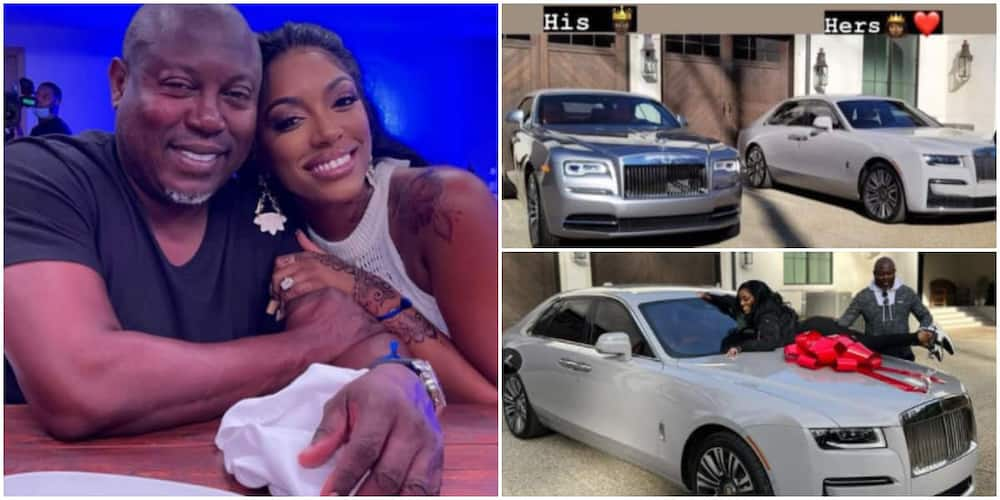 Porsha Williams gets new car from fiancé.