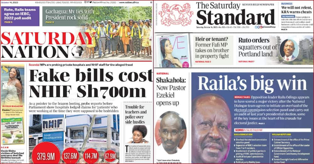 Kenyan Newspapers Review, October 14
