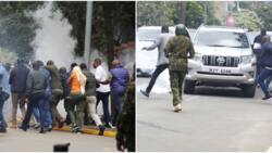 Azimio MPs Presenting Petition to William Ruto Encounter Lethal Teargas, Scamper for Safety: "Leave"
