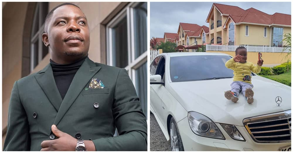 Samuel Abisai's house and car.