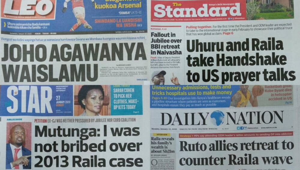 Kenyan newspapers review for January 27: Study shows young women want at least KSh 5k from boyfriends in exchange for sex