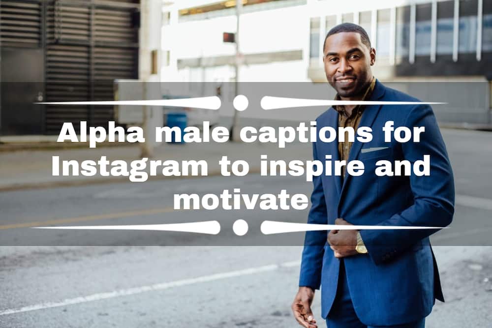alpha male captions for Instagram