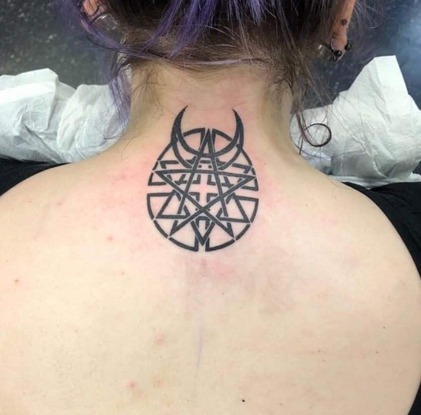 women's music tattoo