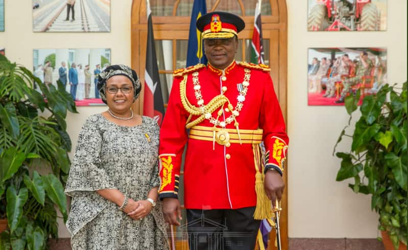 Uhuru, First Lady step out serving couple goals on Jamhuri Day and it's perfect