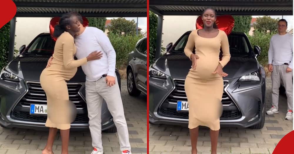 A Mzungu from Germany buys his pregnant Kenyan wife a Lexus SUV.