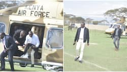Kenyans Ungovernable as Oscar Sudi Lands in Naivasha in Air Force One: "Interior CS"