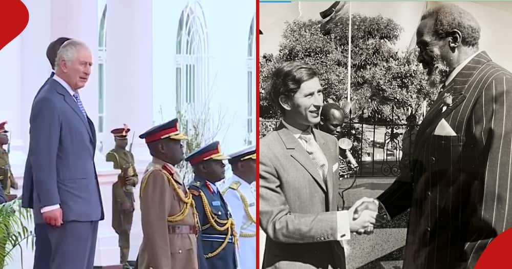 King Charles in Kenya.