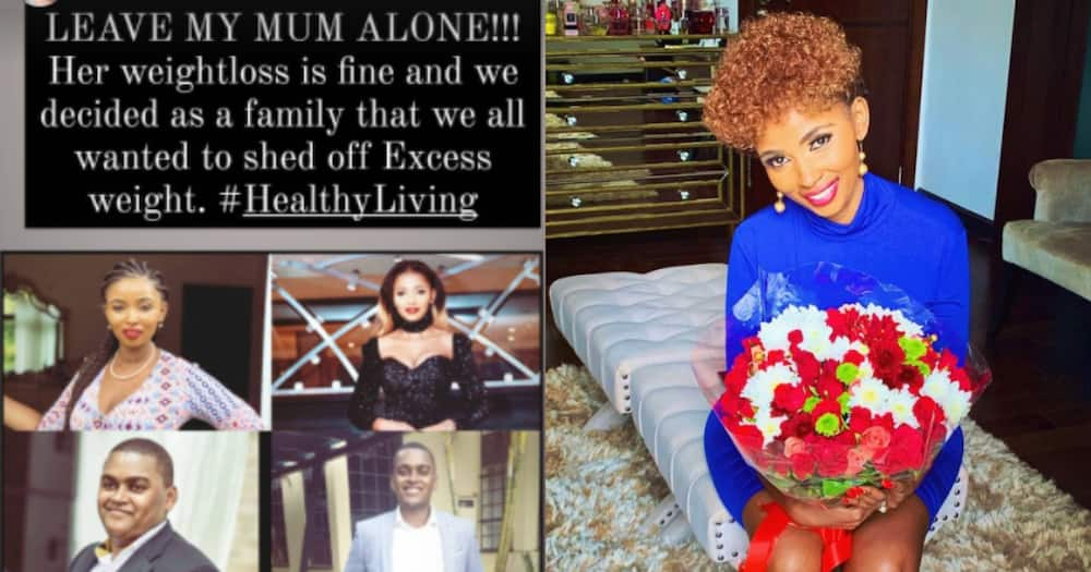 Anerlisa Muigai defends mum's weight loss after viral court photo: "Leave my mum alone"